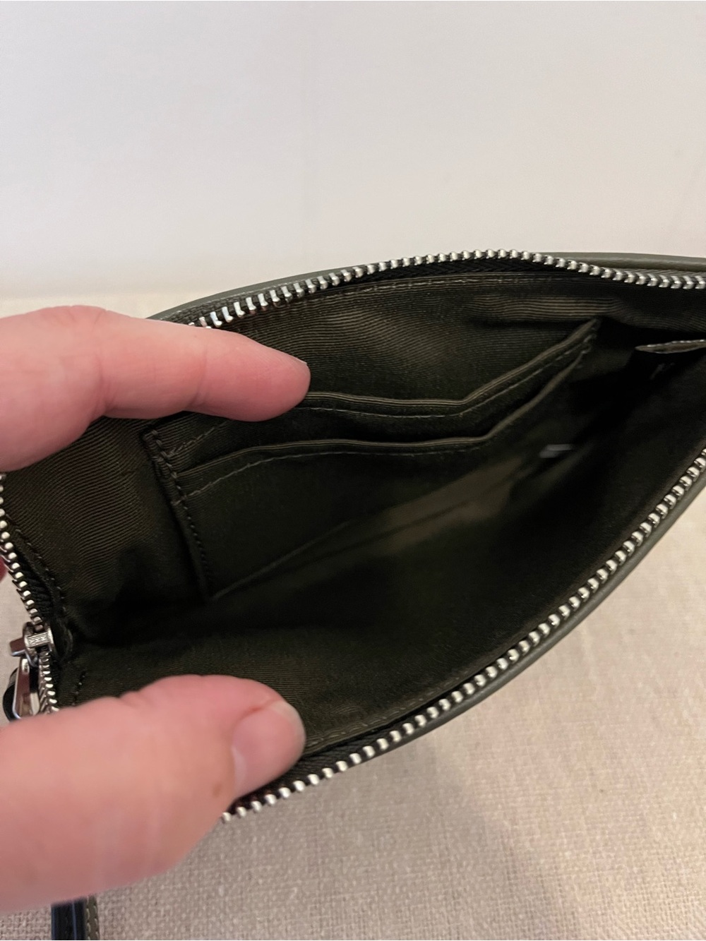 Coach Corner Zip Wristlet - Picture 4 of 6